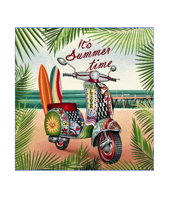 Carré - Scooter à la plage Carré - Scooter à la plage