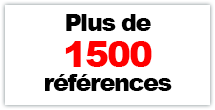 Plus de 1500 références